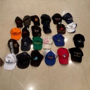 Assorted Baseball Caps Collection